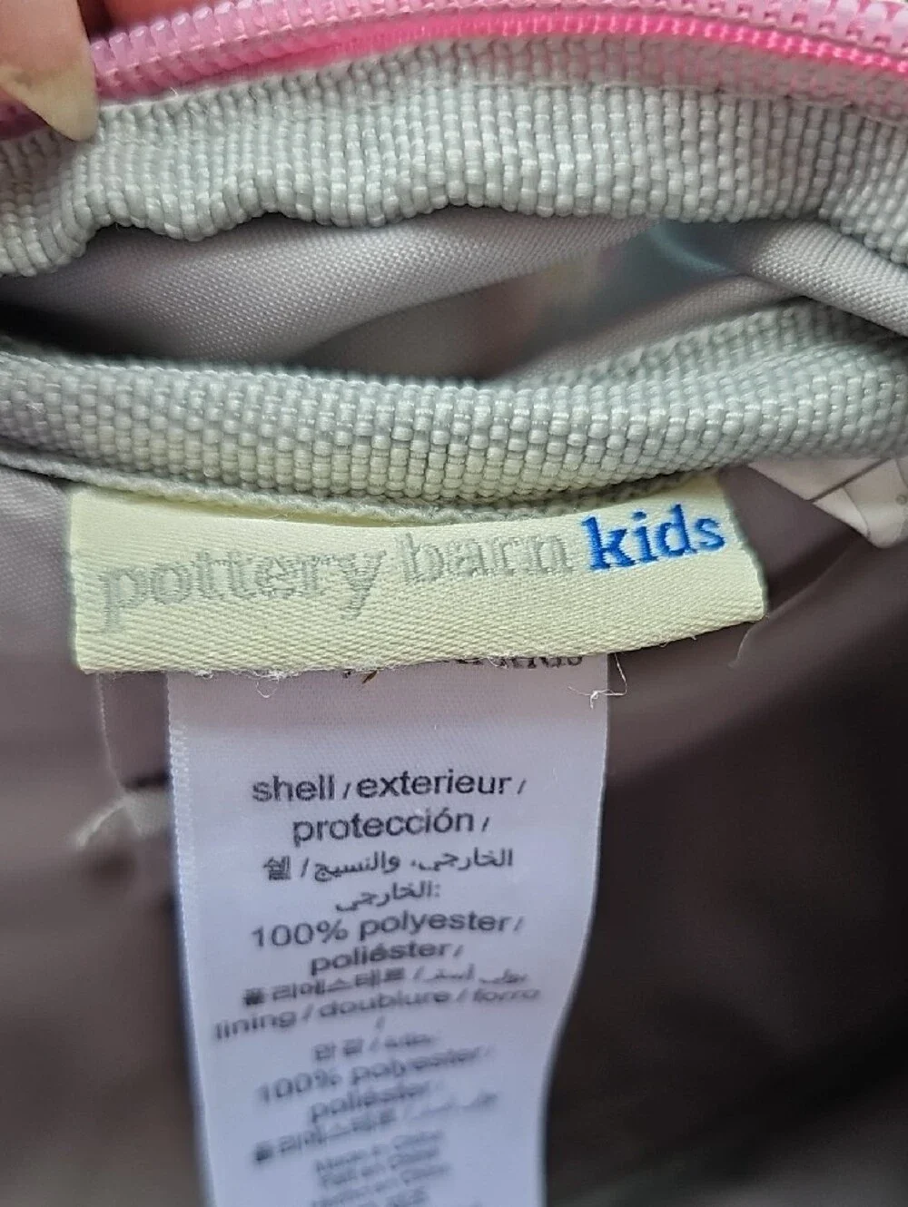 Pottery Barn Kids Unicorn Backpack - Pink & Blue